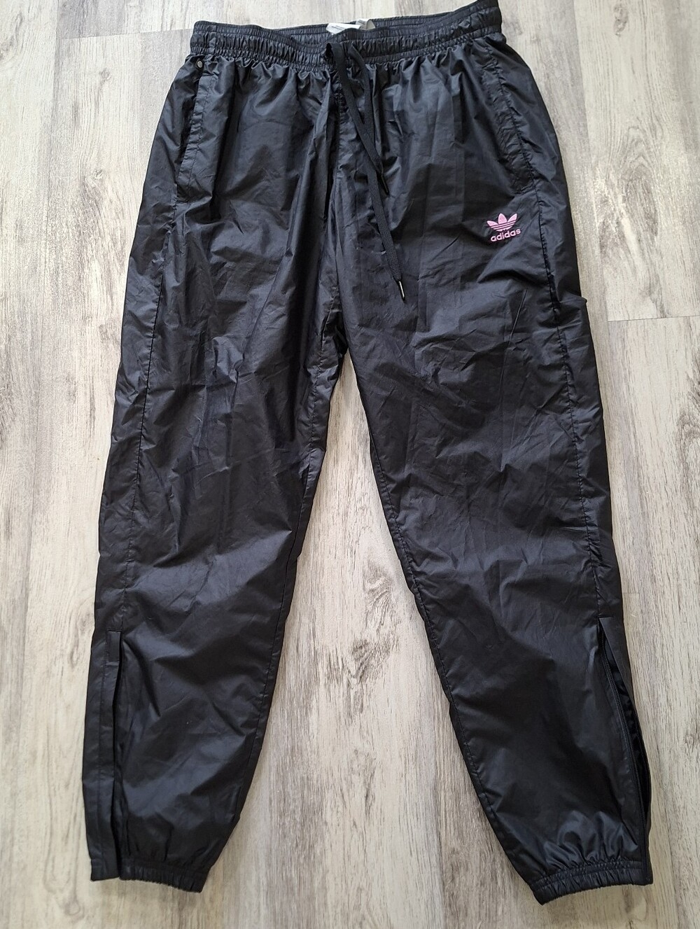 Adidas Originals Rekive Graphic Track Pants - Black / Pink Logo